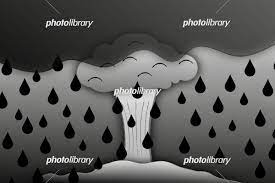 原子爆弾による黒い雨 イラスト素材 [ 6840079 ] - フォトライブラリー photolibrary