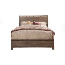 Benzara King Size Panel Bed In Wood