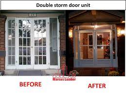 Double Storm Door Entry Marcus Lumber