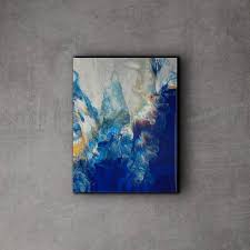 Abstract Acrylic Canvas Painting