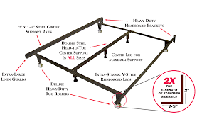 heavy duty metal bed frame universal size