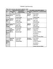 Hip Joint Exercise Movement Analysis Chart Docx Exph2200