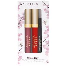 liquid lipstick and eye liner set