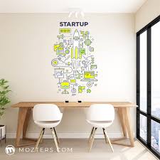 Startup Business Wall Decal Mozters