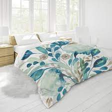 Teal For Two Too Duvet Cover King Queen