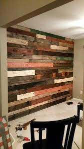 Stained Pallet Wall Pallet Wall Decor