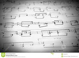 Notes And Musical Staves Stock Photo Image Of Manuscript