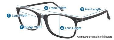 Best Buy Eyeglasses Frame Size Chart