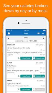 sparkpeople calorie tracker by