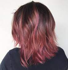 Experiments with balayage on short hair sometimes look even more spectacular than on long hair. From Black Hair To Pink Belyage Steps 21 Prettiest Pink Ombre Hair Colors We Love 2020 Update 2 Blue And Pastel Purple Balayage Katalog Busana Muslim