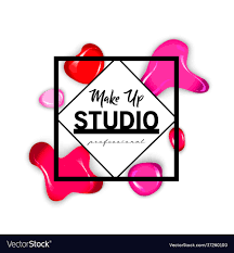 makeup studio logo design template