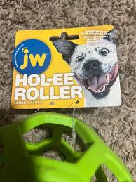 jw hol ee roller dog toy large ebay