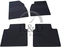 floor mat set rubber anthracite 9 5