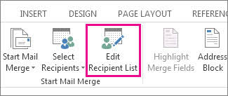Mail Merge Using An Excel Spreadsheet Office Support