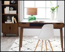If your work involves a desktop, then an executive desk. How To Create The Picture Perfect Mid Century Modern Home Office Design Addict