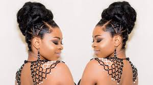 Updo hairstyles for black women amaze with their beauty, sophistication and creativity. Elegant Rubber Band Updo Bun Quick Natural Hair Mag Facebook