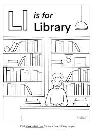 625.84 kb, 2550 x 2125; L Is For Library Coloring Pages Free Letters Coloring Pages Kidadl