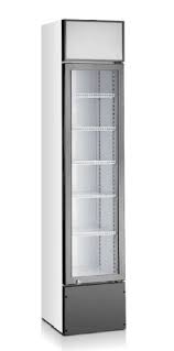 glass door slim refrigerator cooler