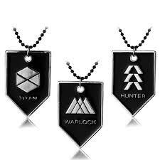 Titan marks are cosmetic armor items that can only be equipped by titans. Hot Game Ps4 Destiny Fate Hunter Warlock Titan Logo King Peripheral Logo Necklace Enamel Dog Tag Choker Chain Necklace Wish
