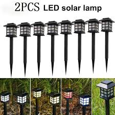 2pcs led solar light outdoor