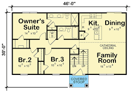 Split Level House Plan With Drive Under
