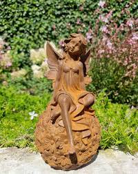 Sculpture Of An Angel Garden Fairy Cast