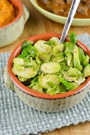 sauteed shredded garlic brussel sprouts