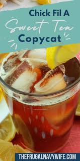 copycat fil a sweet tea recipe