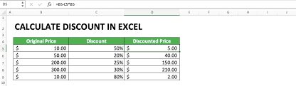 how to calculate in excel
