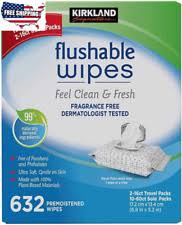 moist flushable wipes 632 count
