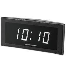 Eaac302w 1 8 Jumbo Alarm Clock Radio