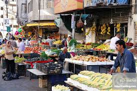 Fruits and vegetables market in | Stock Photo