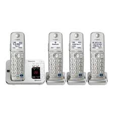 Panasonic Kx Tg674sk Kx Tgl464s Dect 6 0 Link2cell Bluetooth 4 Handset Landline Telephone Silver White Renewed Kx Tgl463s 1