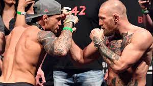 Conor mcgregor and dustin poirier came face to face ahead of ufc 264 poirier, 32, knocked out mcgregor, also 32, on fight island earlier this year mcgregor attempted to kick poirier when they squared off on thursday night Ufc 257 News Mcgregor Poirier Face Off Ahead Of Ufc 257