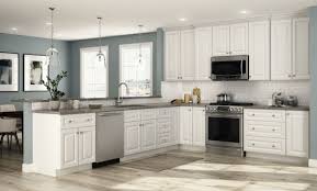 By heritage construction companies, llc. Hallmark Base Cabinets In Arctic White Kitchen The Home Depot