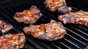 the best grilled pork chops the black