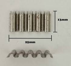 corrugated nails for wood joint and