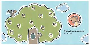 scaredy squirrel in his nut tree - Clip Art Library