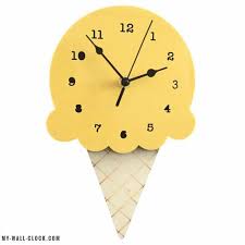 Small Ice Cream Cone Clock Horloge