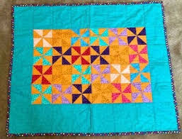 Baby Or Wall Hanging Small Quilt 26 X32