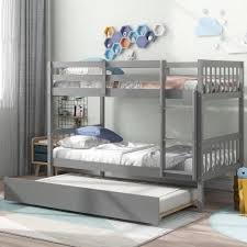 twin over twin bunk beds with trundle