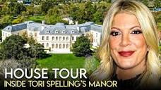 Tori Spelling | House Tour | $150 Million Spelling Manor & Current ...
