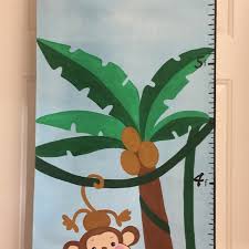 Growth Chart Custom Hand Painted On Canvas New