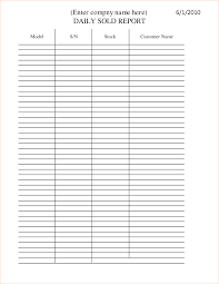 Free Daily Sales Activity Report Template And Restaurant
