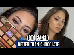 too faced better than chocolate palette
