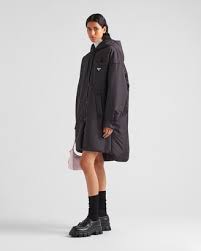 Prada Oversized Light Re Nylon Raincoat