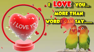I Love You More Than Words Can Say Love Video Greeting Ecard Youtube