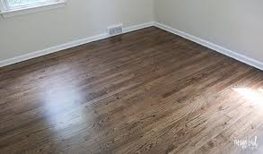 my refinished hardwood floors dark