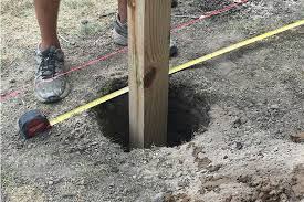 How Deep Should You Dig Fence Post Holes Outdoor Essentials