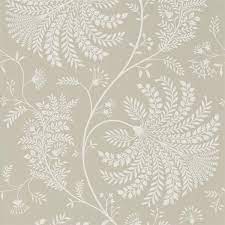 Mapperton Linen Cream Wallpaper